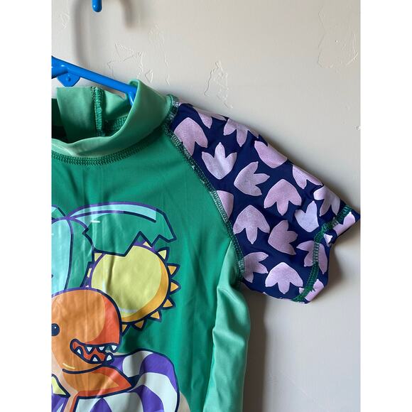 Niko Bear A for Adley Tubin Trex Color Changing Dinosaur Swim Jumper- Sz 3/4Y - Picture 3 of 4